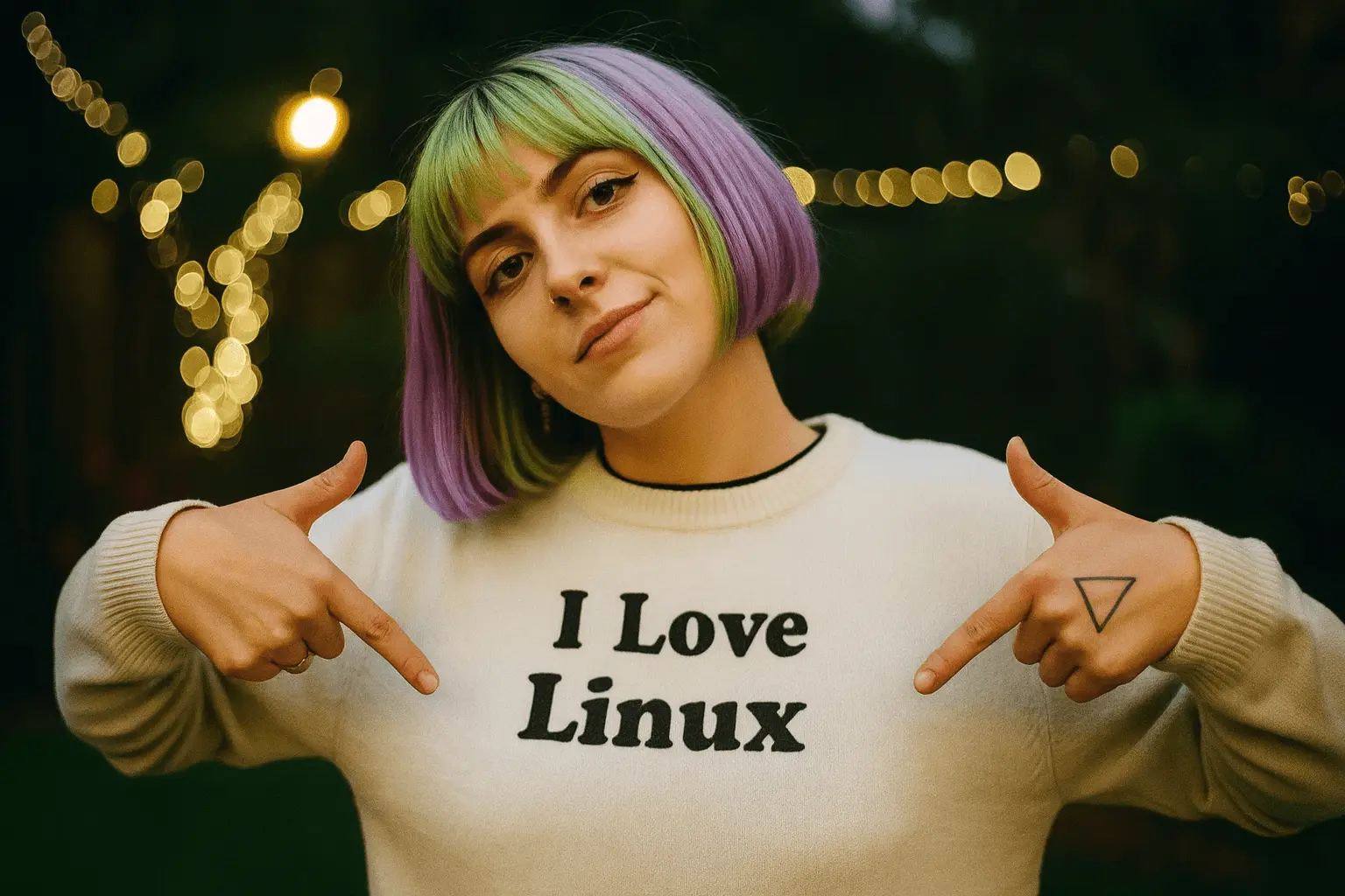 Before: Replace 'Linux' on the clothes with 'Editor'