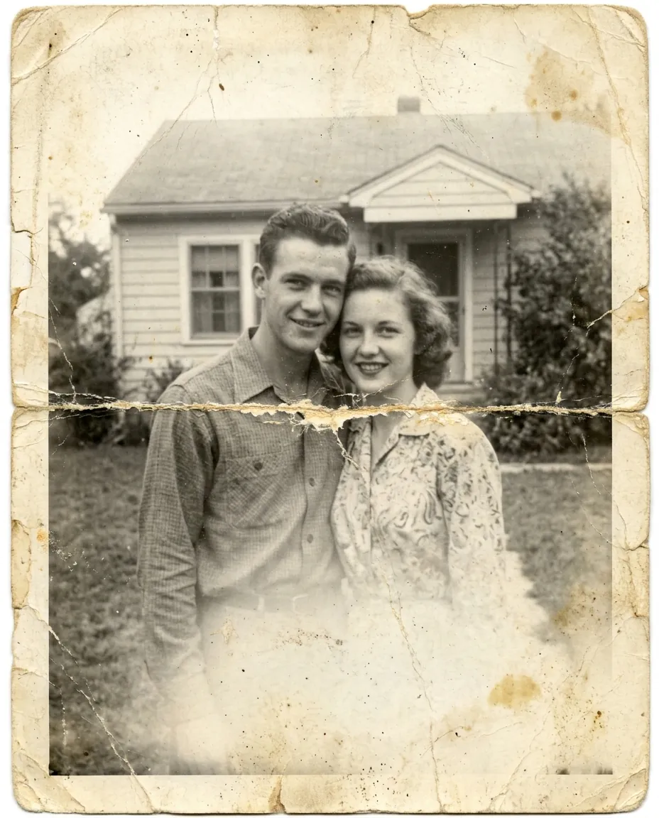 Restore old photos – Before